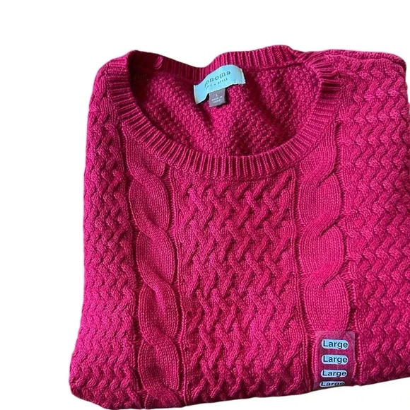 Bright Red Sonoma Sweater Size L NWOT - Picture 4 of 9